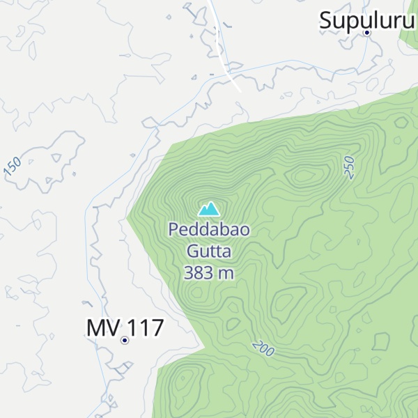 Map of Peddabao Gutta