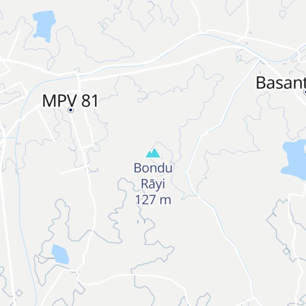 Map of Bondu Rāyi