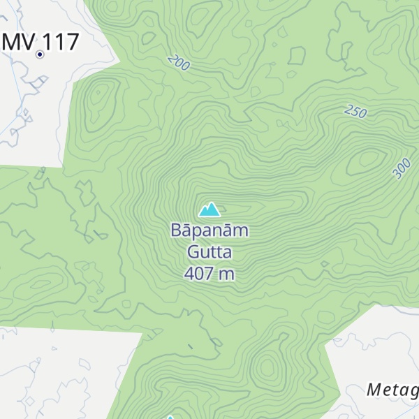 Map of Bāpanām Gutta