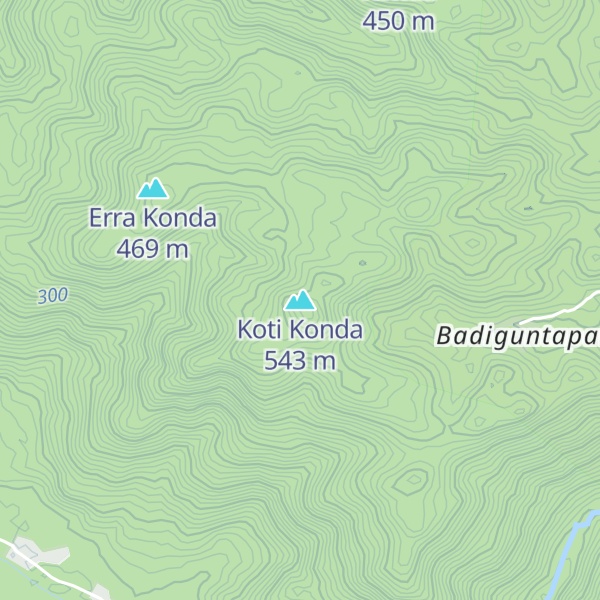 Map of Koti Konda