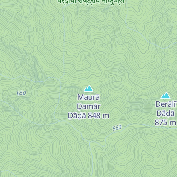 Map of Maurā Ḍamār Ḍā̃ḍā