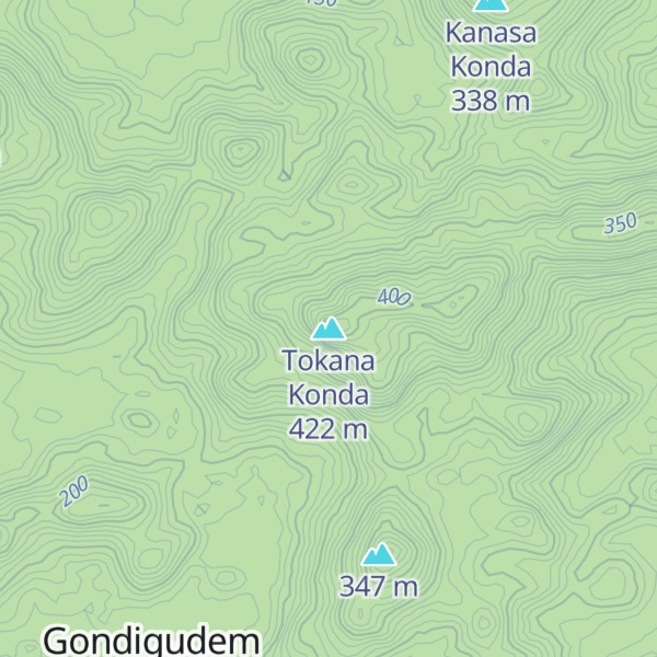 Map of Tokana Konda