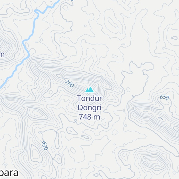Map of Tondūr Dongri
