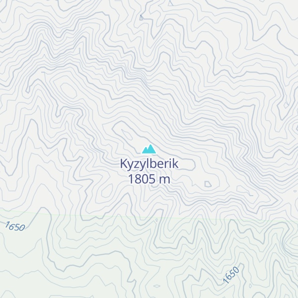 Map of Kyzylberik
