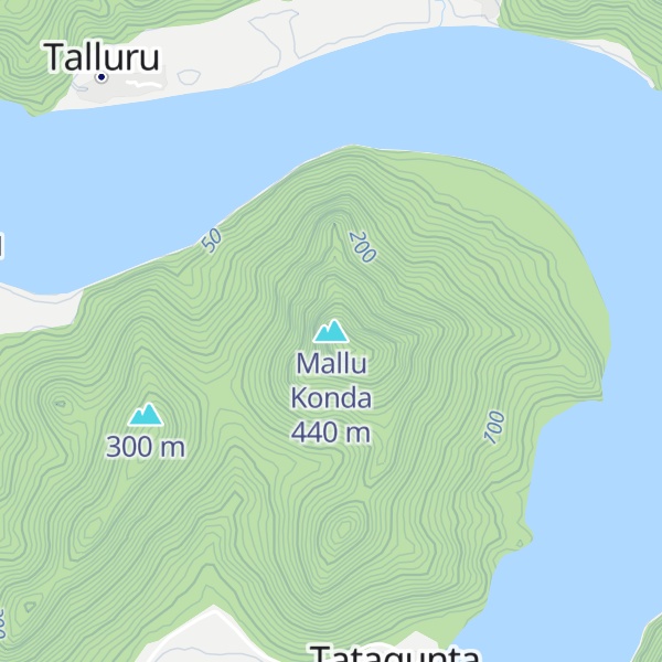 Map of Mallu Konda