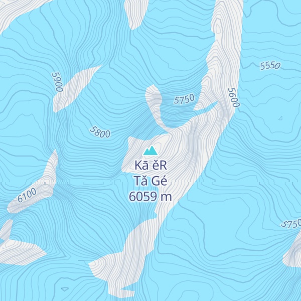 Map of Kā ěR Tǎ Gé