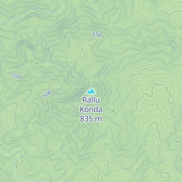 Map of Rallu Konda