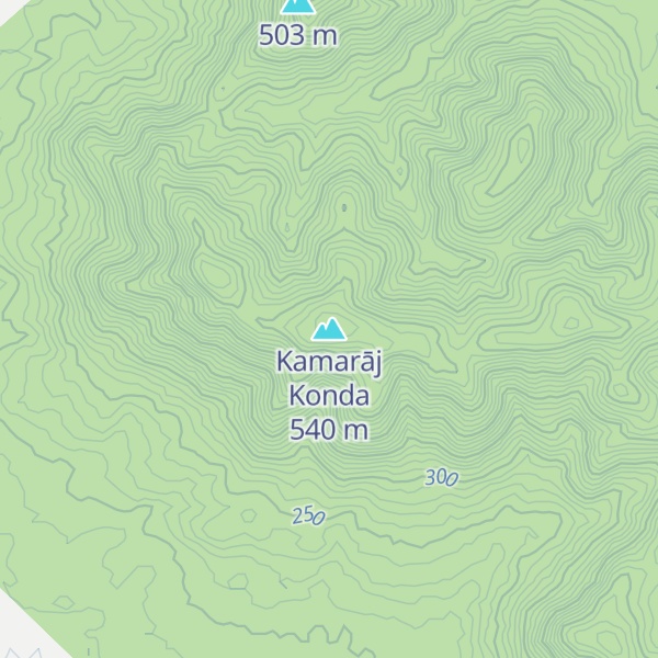 Map of Kamarāj Konda