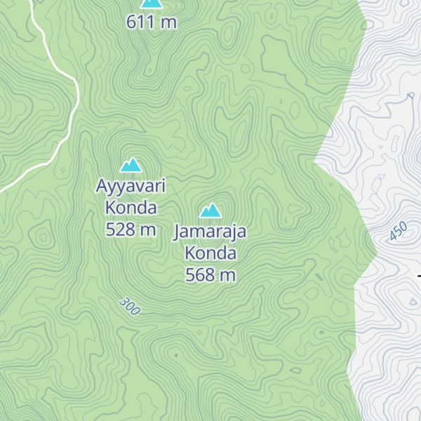 Map of Jamaraja Konda