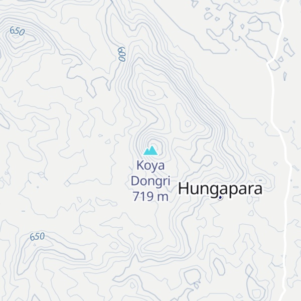 Map of Koya Dongri
