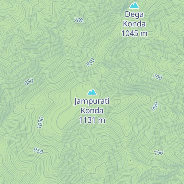 Map of Jampurati Konda