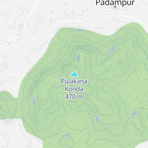 Map of Pulakana Konda