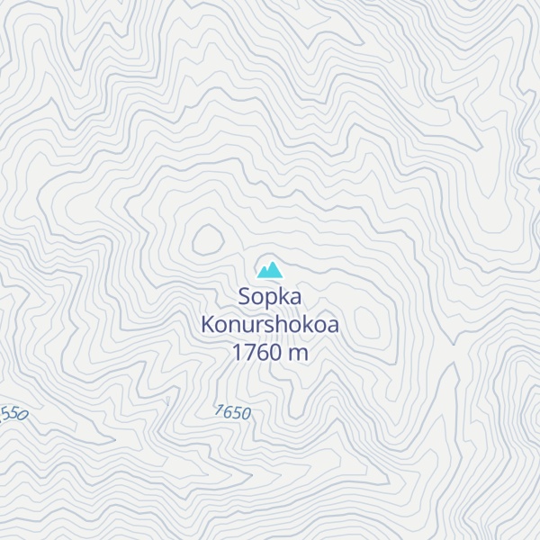Map of Sopka Konurshokoa