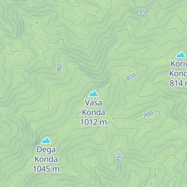 Map of Vasa Konda