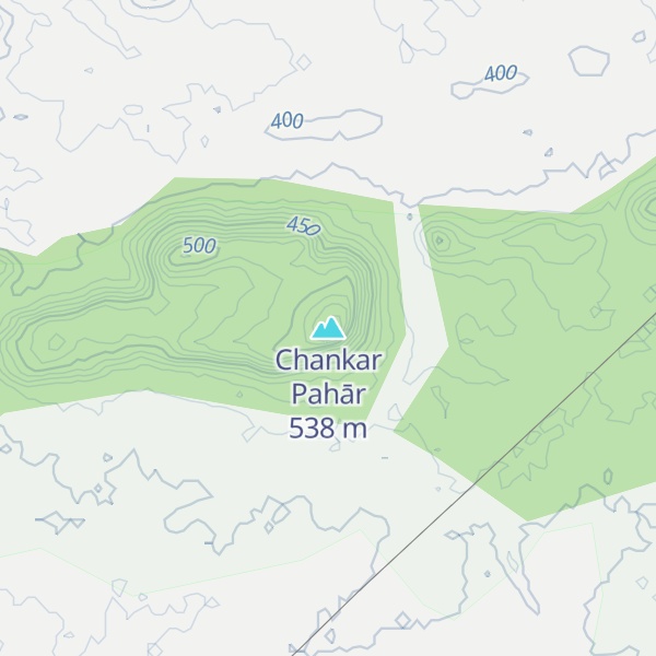 Map of Chankar Pahār