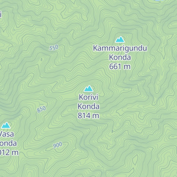 Map of Korivi Konda