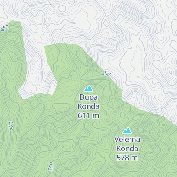 Map of Dupa Konda