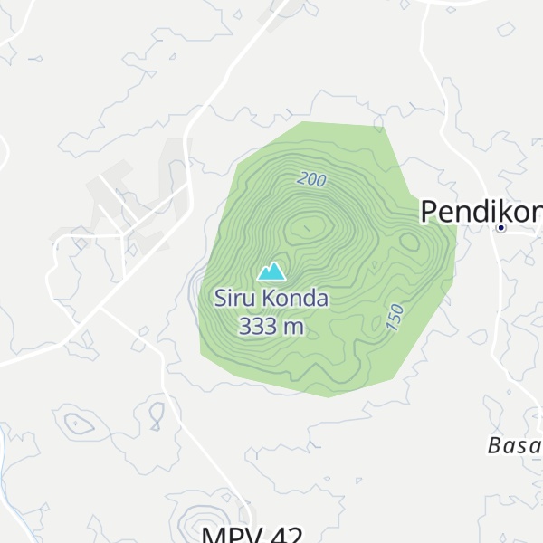 Map of Siru Konda