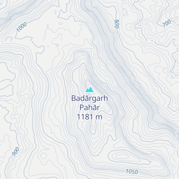 Map of Badārgarh Pahār