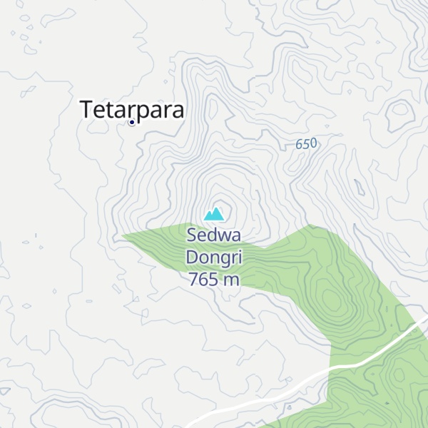 Map of Sedwa Dongri