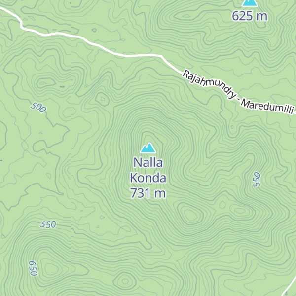 Map of Nalla Konda