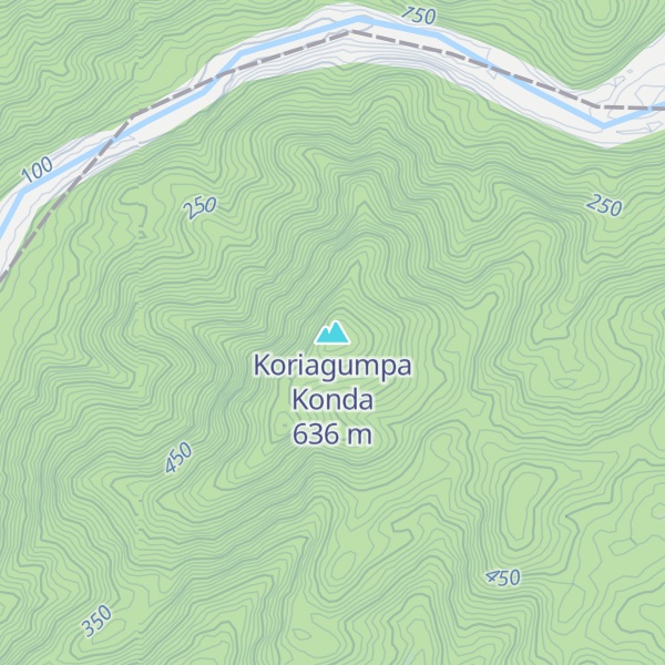 Map of Koriagumpa Konda