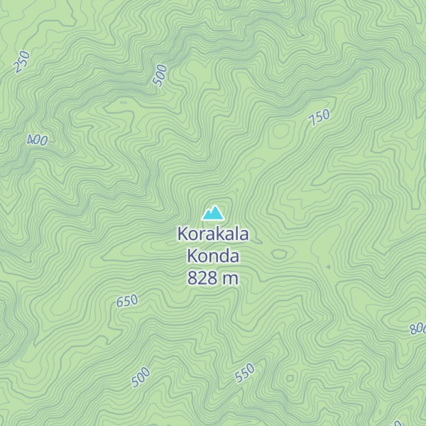 Map of Korakala Konda