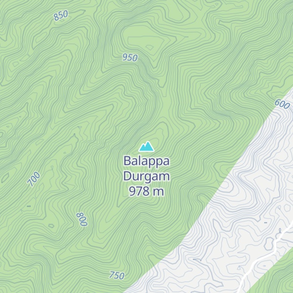 Map of Balappa Durgam