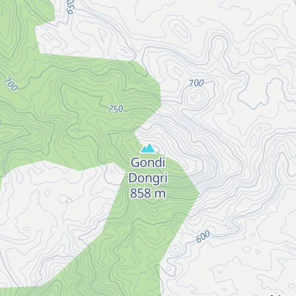 Map of Gondi Dongri