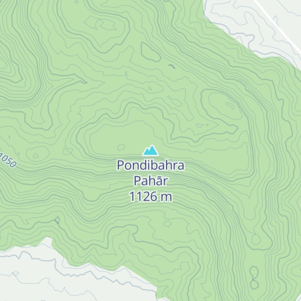 Map of Pondibahra Pahār