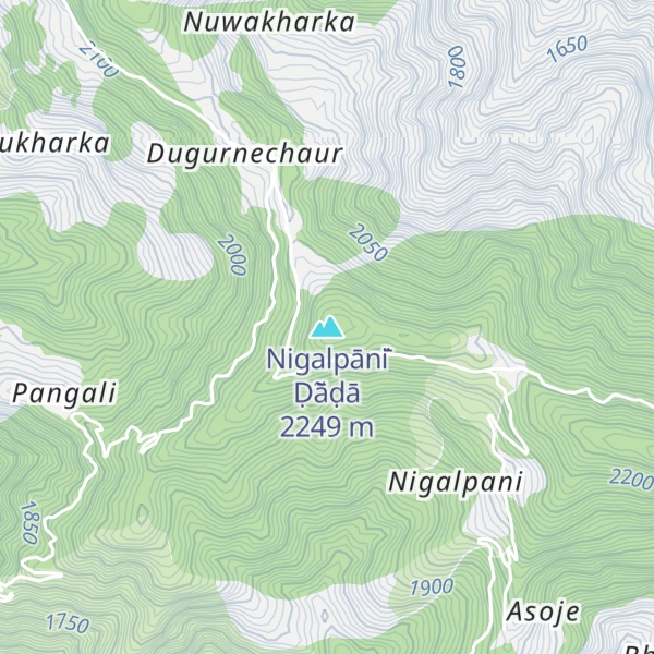 Map of Nigalpāni̇̄ Ḍā̃ḍā