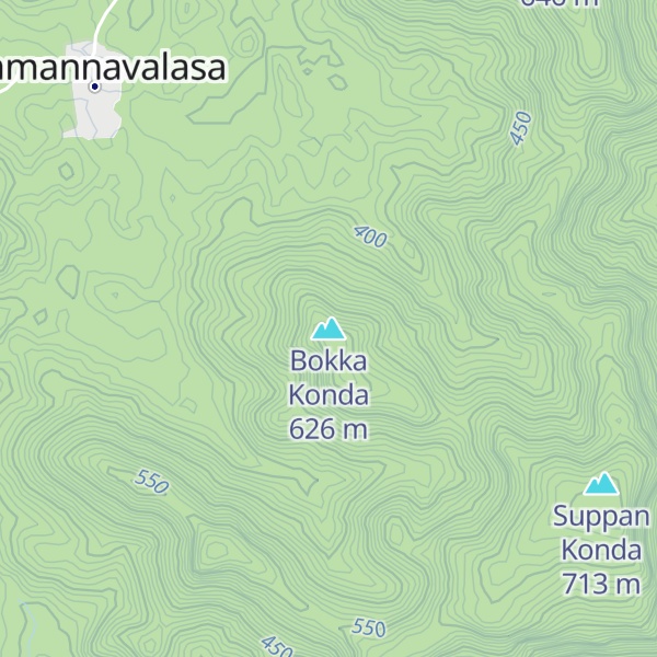 Map of Bokka Konda