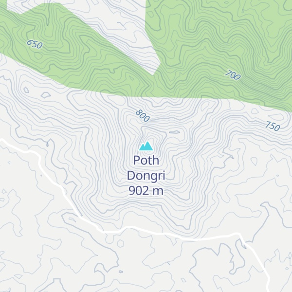 Map of Poth Dongri