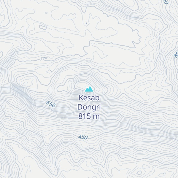 Map of Kesab Dongri