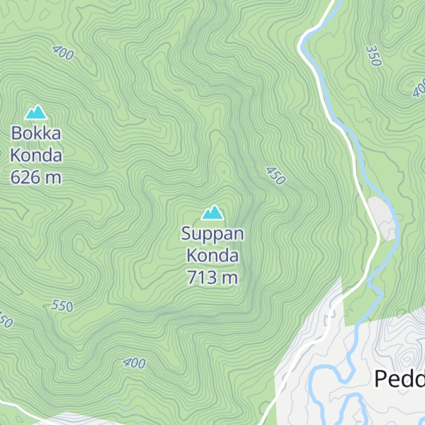 Map of Suppan Konda