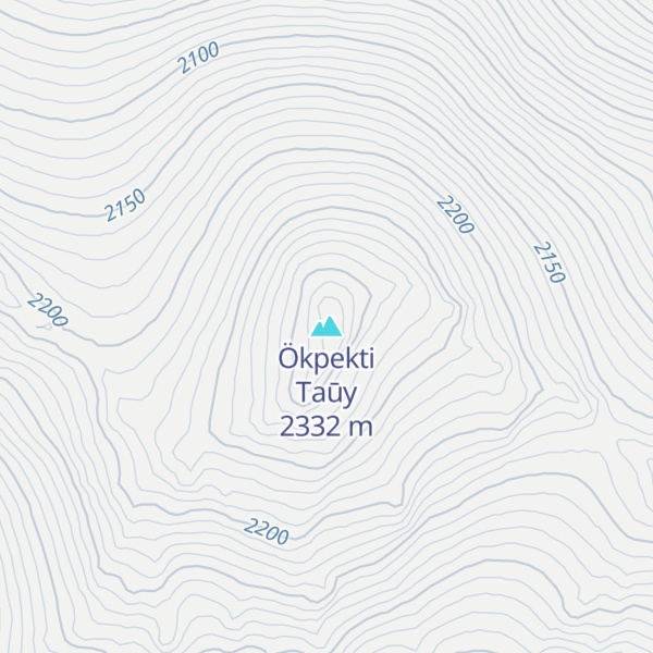 Map of Ökpekti Taūy