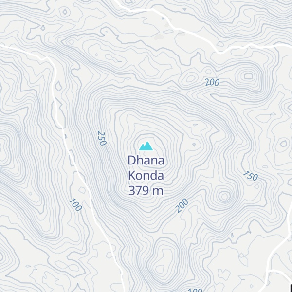 Map of Dhana Konda