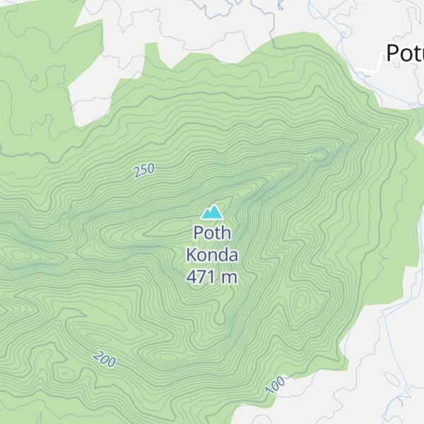 Map of Poth Konda