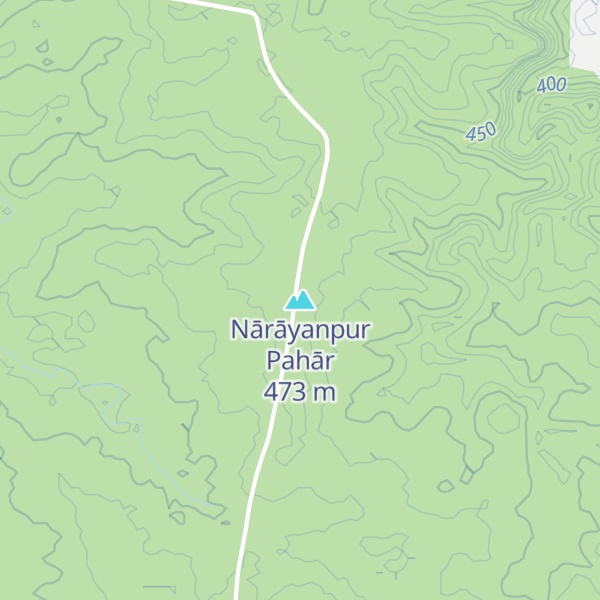 Map of Nārāyanpur Pahār