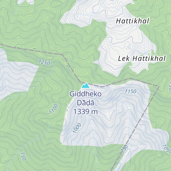 Map of Giddheko Ḍā̃ḍā