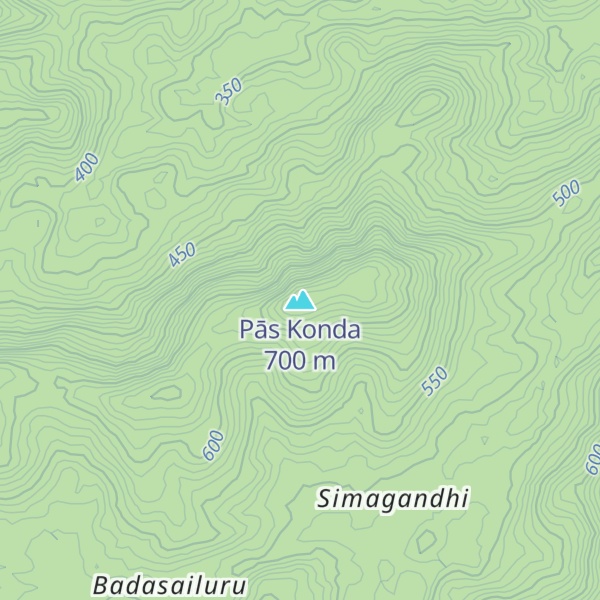 Map of Pās Konda
