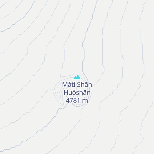 Map of Mǎtí Shān Huǒshān