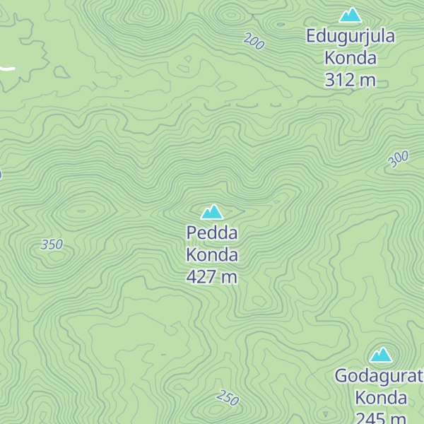 Map of Pedda Konda