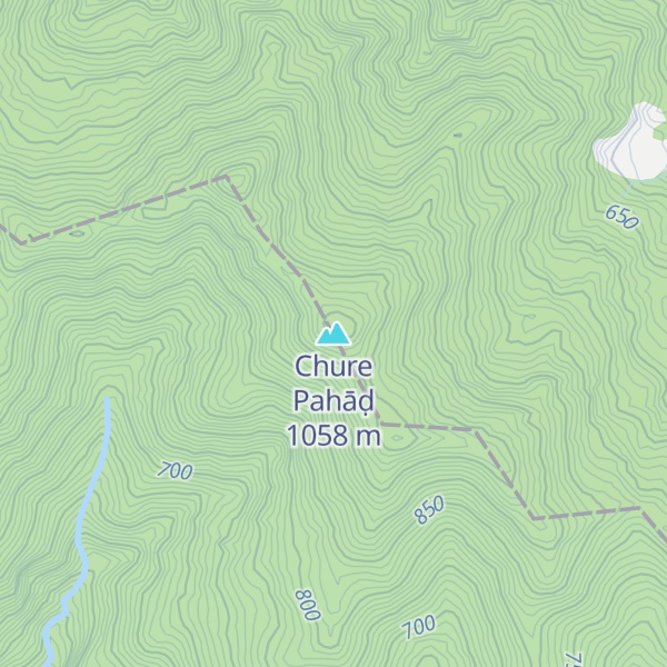 Map of Chure Pahāḍ
