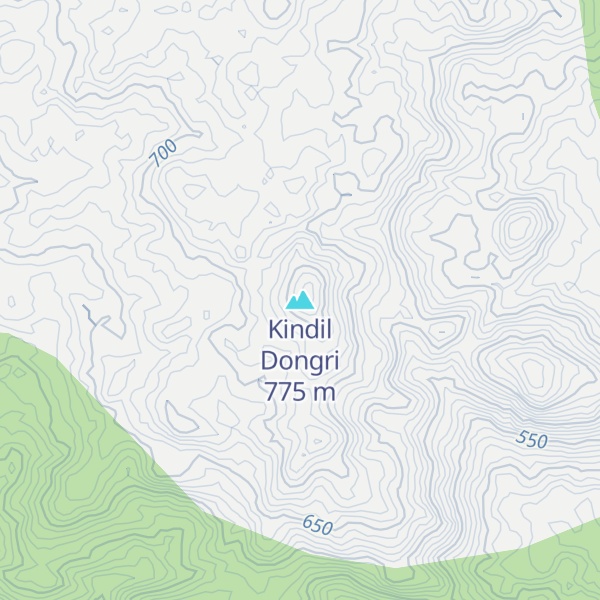 Map of Kindil Dongri