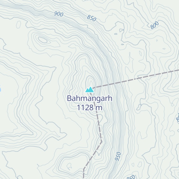 Map of Bahmangarh