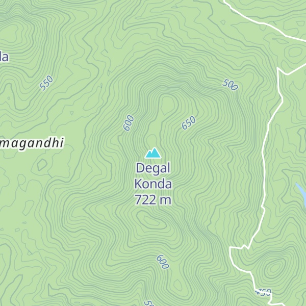 Map of Degal Konda