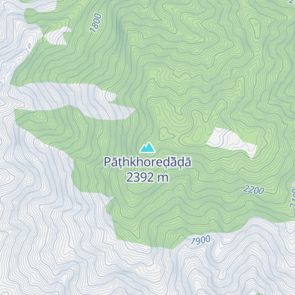Map of Pāṭhkhoreḍā̃ḍā
