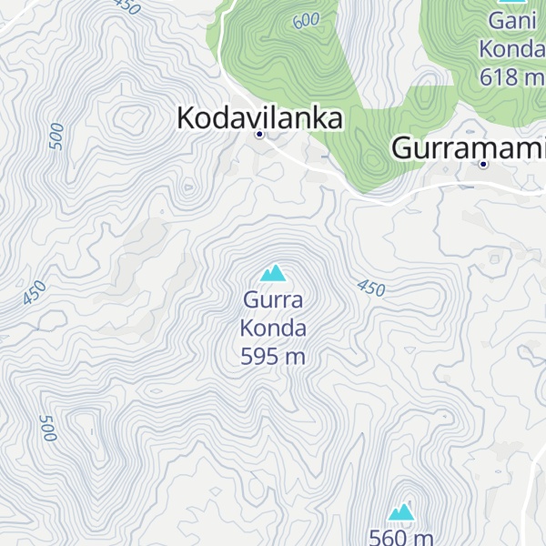 Map of Gurra Konda