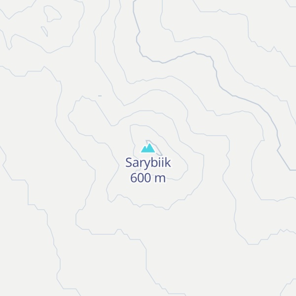 Map of Sarybiik